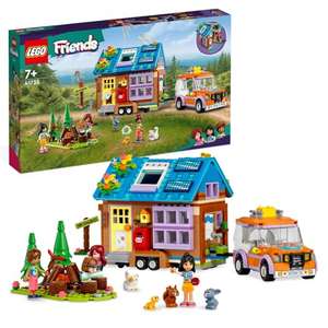 LEGO 41735 Friends Mobiles Haus, Camping-Spielzeug mit Auto, Tieren und Mini-Puppen von Leo, Paisley & Liann im Wald (Prime/Saturn Abh)