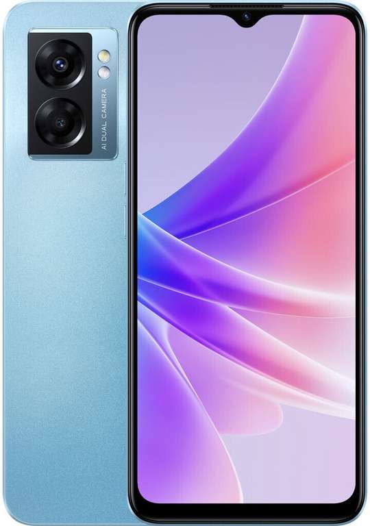 OPPO A77 5G Smartphone Handy 6,56 Zoll (16,66cm)64 GB 4GB Ocean Blue