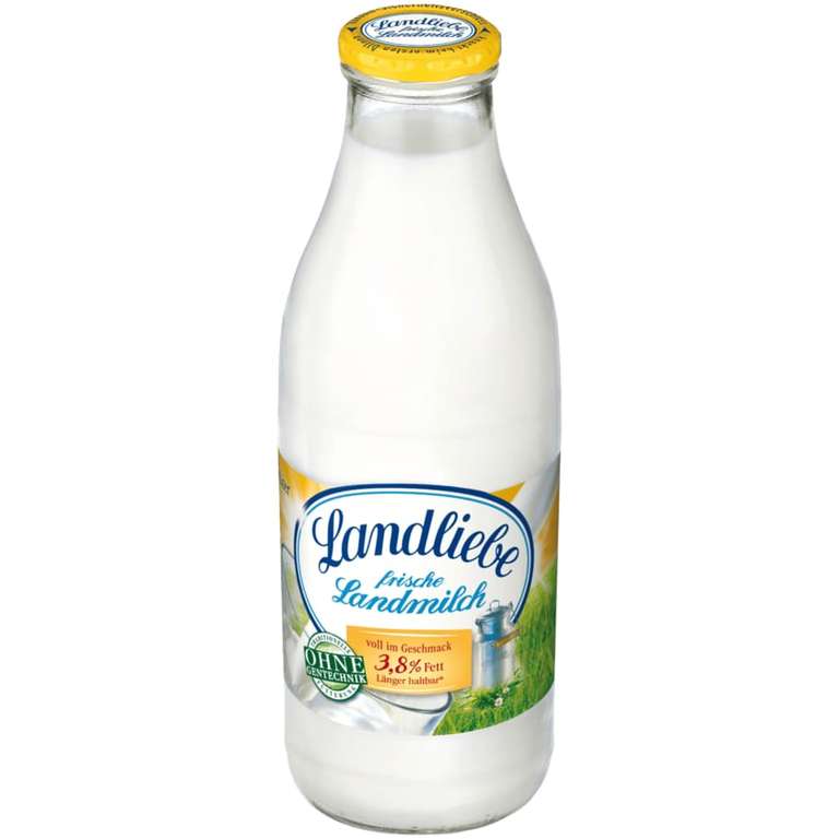 2x Landliebe Frische Landmilch je 1 Liter Flasche für 0,98€ bei Edeka Rhein-Ruhr ab 19.04.
