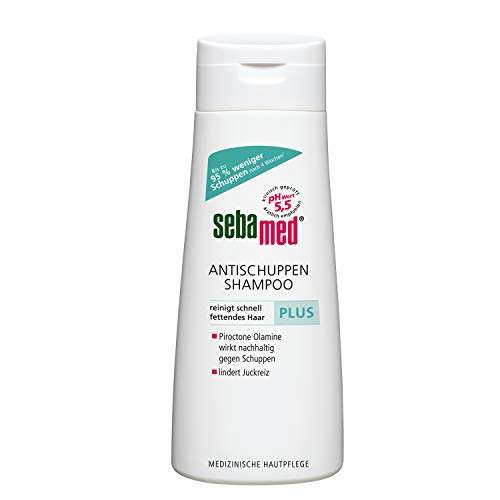 [PRIME/Sparabo] Sebamed Antischuppen Shampoo plus, 95% weniger Schuppen nach 4 Wochen, für Damen und Herren, 200 ml (für 2,69€ bei 5 Abos)