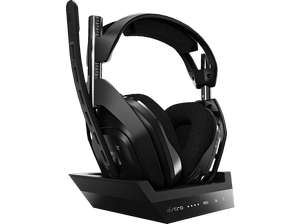 ASTRO GAMING A50 Wireless + Base Station for Ps5, PS4, Xbox One, Xbox X|S, Over-ear Gaming Headset Schwarz/Gold