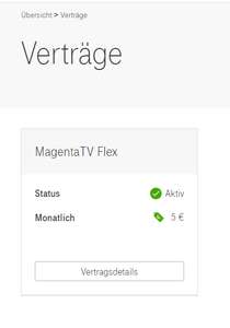 Magenta TV Flex - 1 bis 3 Monate für 5€ pro Monat (Telekom Kunden oder alle?)