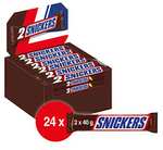 Snickers Schokoriegel in einer Box 24 x (2 x 40 g) für 12,72€ (Amazon Prime Sparabo)