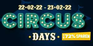 [travelcircus] Circus Days Bis zu 72% Rabatt auf exklusive Deals; z.B. DER KÖNIG DER LÖWEN Musical incl. Ticket & ÜNF für 2 Pers. für 190€