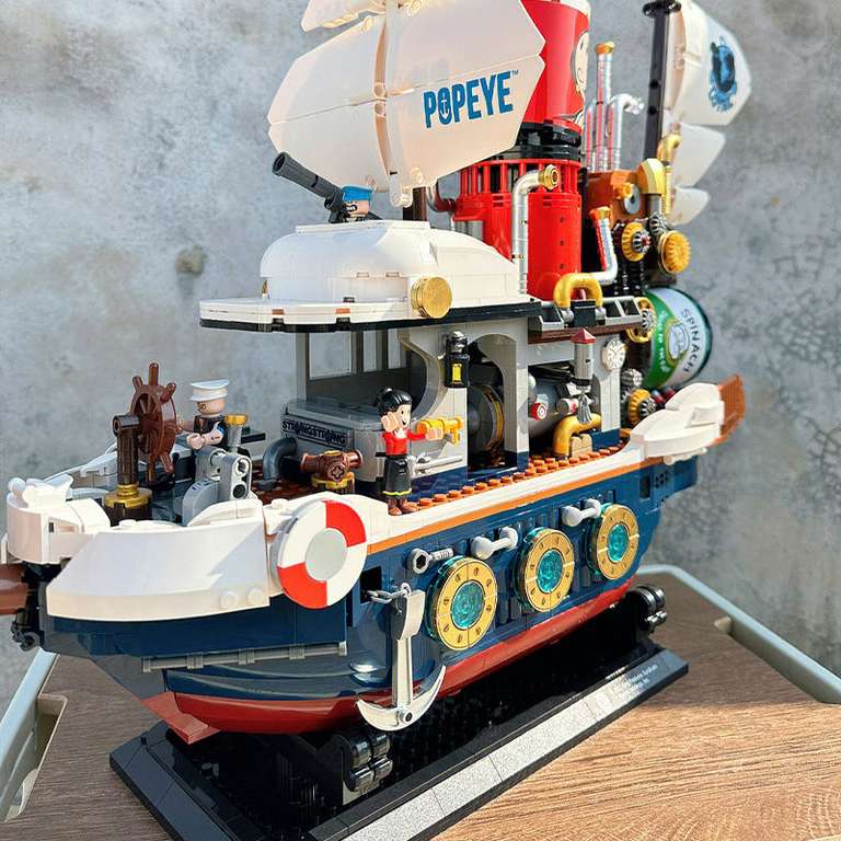 Pantasy Popeye Steam Boat (86402) für 85,06 Euro / ca. 2.500 Klemmbausteine [Barweer.com]