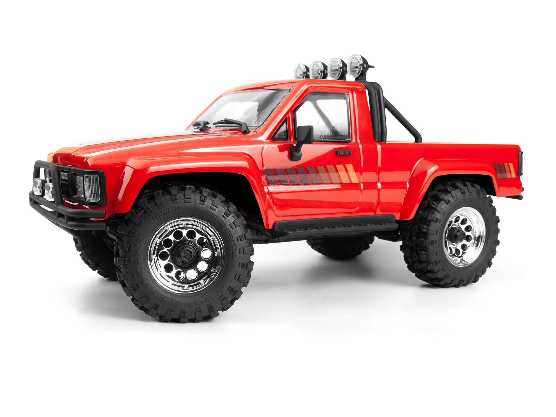 Ferngesteuertes Auto HPI Racing Venture18 Flux Toyota Hilux SR5 Brushless Crawler Rot M1:18 RTR