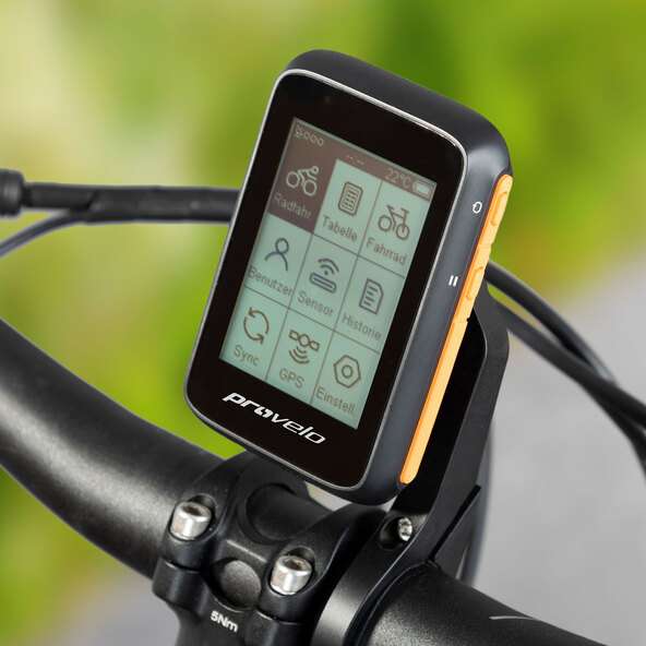 Provelo Fahrradcomputer (Coospo BC200) | 2.6" LCD Display (beleuchtet) | Bluetooth 5.0 / Ant+ | GPS, GLONASS, BDS | ~36h Akku mit GPS | IP67