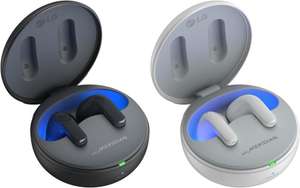 LG TONE Free DT80Q In-Ear Bluetooth mit Dolby Atmos-Sound, MERIDIAN-Technologie, ANC, UVnano & IPX4-Spritzwasserschutz | Prime/MM/Saturn
