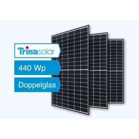 Photovoltaik Modul Trina Solar Vertex S+ TSM-NEG9R.28, 440 Wp Glas-Glas, mono HC black Frame / 1 Palette / 36 Stück für je 69 € / 0,157 €/Wp