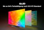 Gaming TV TCL T8A 65 Zoll FALD QLED 4k 144Hz 1000nits mit 160 Dimmingzonen HDMI 2.1 Google TV 11, Full Array Local Dimming, IMAX Enhanced