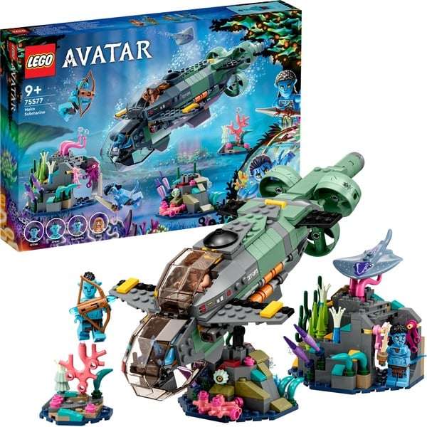 Lego Angebote bei Alternate, z.B. LEGO 75577 Avatar Mako U-Boot, Konstruktionsspielzeug, LEGO 75351 Star Wars Prinzessin Leia Helm