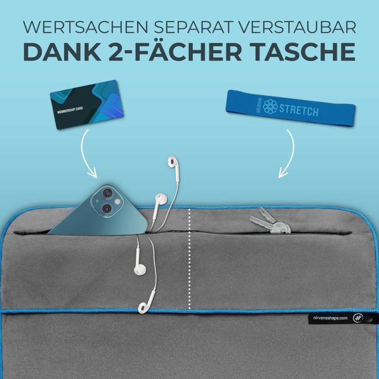 AQUIS Haartrocknungstuch Aus Recycelter Mikrofaser – Wasserableitend, Stärkt Das Haar, Ohne Reibung