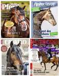 4 Pferdemagazine im Abo, z.B. Cavallo für 68,90 € + 40 € Amazon-GS | Mein Pferd für 70,60 € + 40 € BestChoice // St. GEORG, Reiter Revue In.