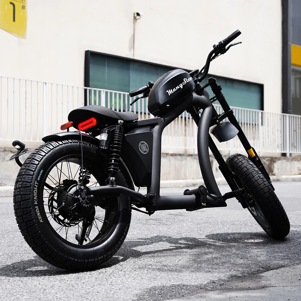 [Zulässige EU-Version] Mangosteen FT02 E-Bike / 20" Fat-Tire-Elektrofahrrad | 750 W, 48 V 22,5 Ah, 25 km/h, hydraulische Scheibenbremsen