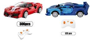 CADA ferngesteuertes Race-Car in rot für 7,76 Euro (306 Klemmbausteine) oder in blau für 7,55 Euro für neue Kunden bzw. Nutzer [AliExpress]