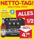 FALKENFELSER div. Premium Biere 20x 0,5l für 4,99€ bei Netto MD