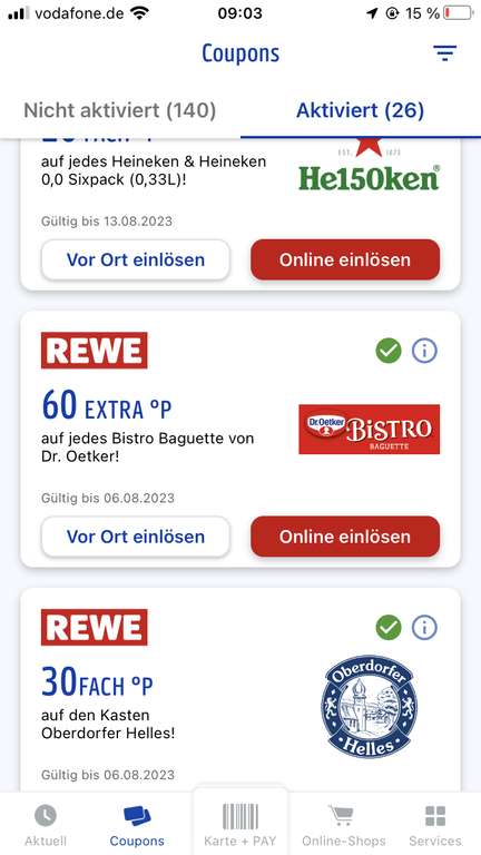 Bistro Baguette durch Payback für effektiv 0,99€ evtl. personalisiert - Rewe