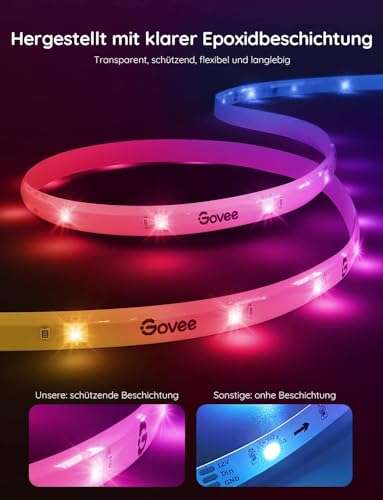 Govee H619E RGBIC Pro LED Strip 20m (2x10m) | Wi-Fi & Bluetooth | Alexa / Google Assistant | App Steuerung