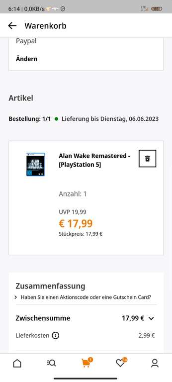[Saturn] Alan Wake Remastered PS5_17,99€ bei Abholung