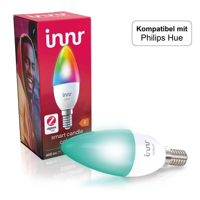 innr ZigBee Deals: z.B. 10x Smart Candle Colour E14/E27 | 4x Outdoor Sockelleuchte RGBW | 4x Outdoor Spot RGBW | 10x Smart Bulb Comfort