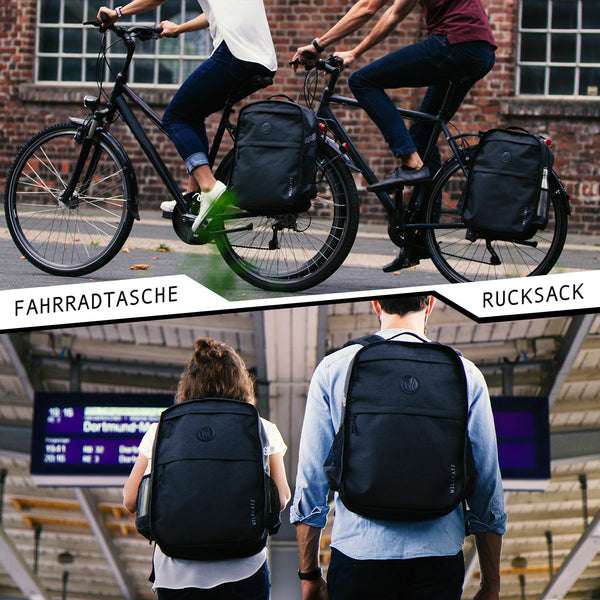 Wildkatz Fahrrad-Rucksack und Gepäckträgertasche - diverse Varianten