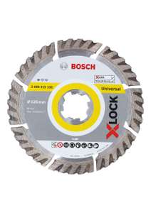 Bosch Professional 1x Diamanttrennscheibe Standard (Universal, X-LOCK, Ø125 mm, BohrungsØ: 22,23 mm, Schnittbreite 2 mm) PRIME
