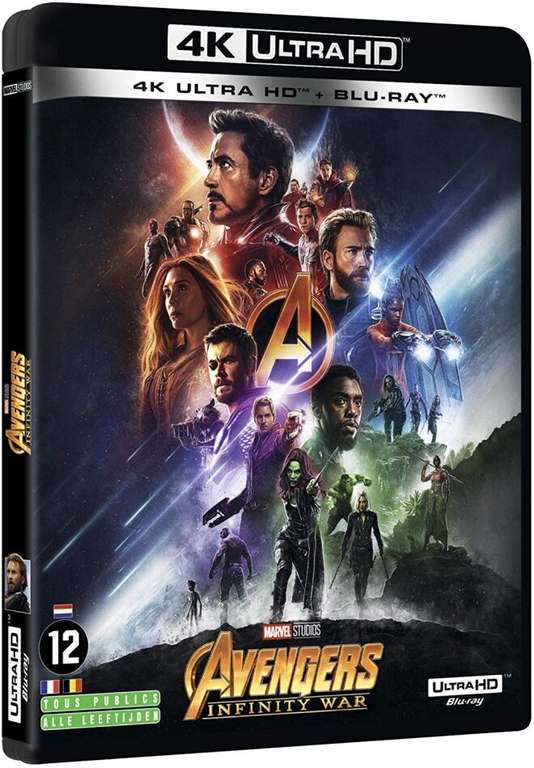 Avengers 3 - Infinity War (4K Blu-ray + Blu-ray) für 13,99€ (CeDe)