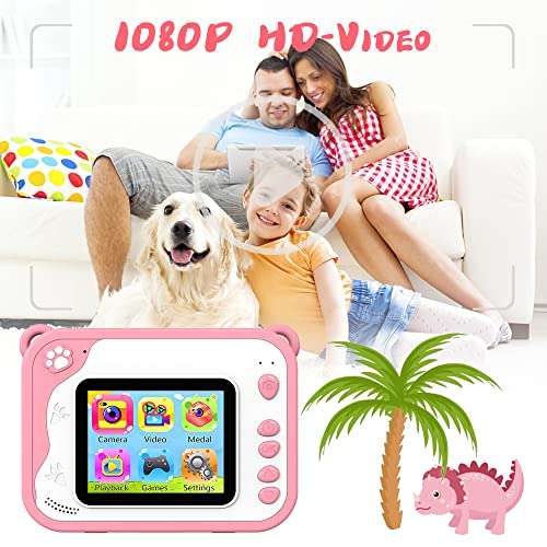[Amazon.de] Uleway Kinder Sofortbildkamera mit MP3-Player und Games, ‎12 MP Print 1080P 2,4" Bildschirm mit 32GB