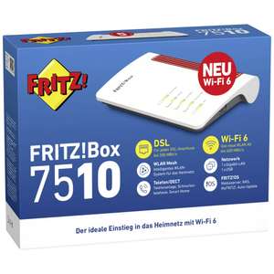 AVM FRITZ!Box 7510 WLAN Router mit Modem Integriertes Modem: VDSL, ADSL 2.4 GHz 600 MBit/s