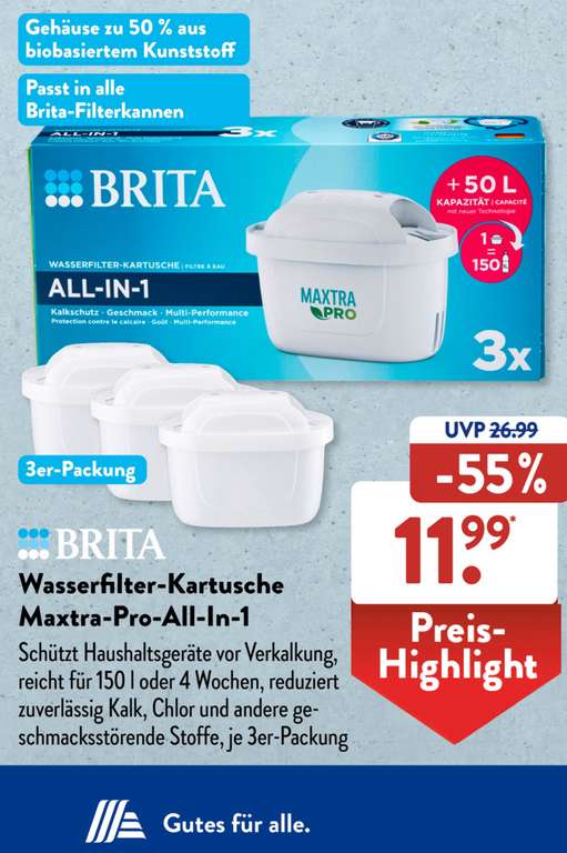 Brita Wasserfilter-Kartusche Maxtra-Pro-All-In-1