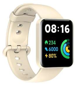 Xiaomi Redmi Watch 2 Lite Smartwatch | 1,55" TFT LCD-Touchsreen | GPS | 5 ATM | SpO₂-/24h Herzfrequenzmessung | 10 Tage Akku | Weiß und Blau