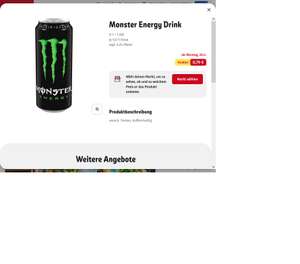 Monster Energy 79 Cent bei REWE bundesweit
