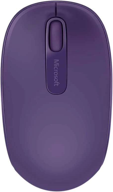 Microsoft Wireless Mobile Mouse 1850 (Maus, dunkelblau oder lila, kabellos, für Rechts- und Linkshänder) 7,99€ / rosa 6,90€ (Prime/Nbb Abh)