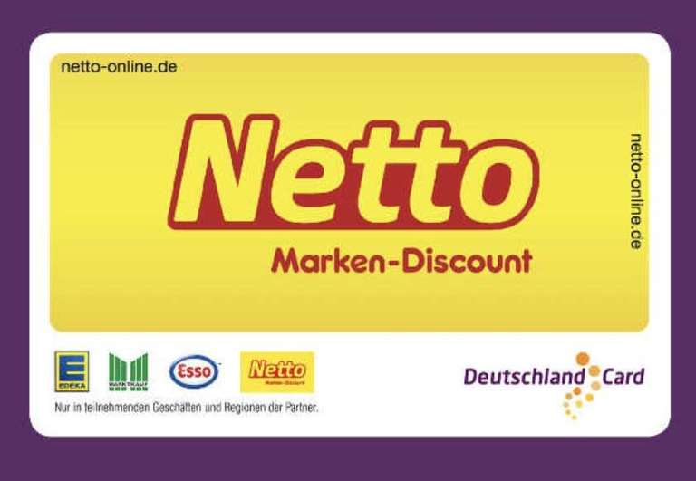 [Netto MD | DeutschlandCard] 100 Zusatz-Punkte ab 25 Euro Einkaufswert | am 04.11.2022