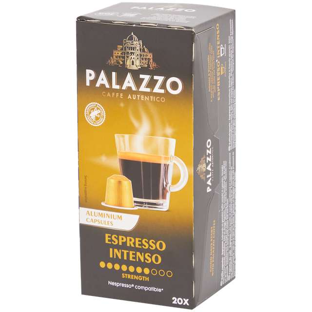 PALAZZO Kaffeekapseln (Nespresso komp.) 2,59€/20St. oder Kaffeepads (Senseo komp.) 2,69€/36St. bei ACTION