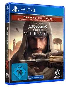 [Amazon Prime] Assassin‘s Creed Mirage Deluxe Edition PS4 zu PS5 Upgradebar