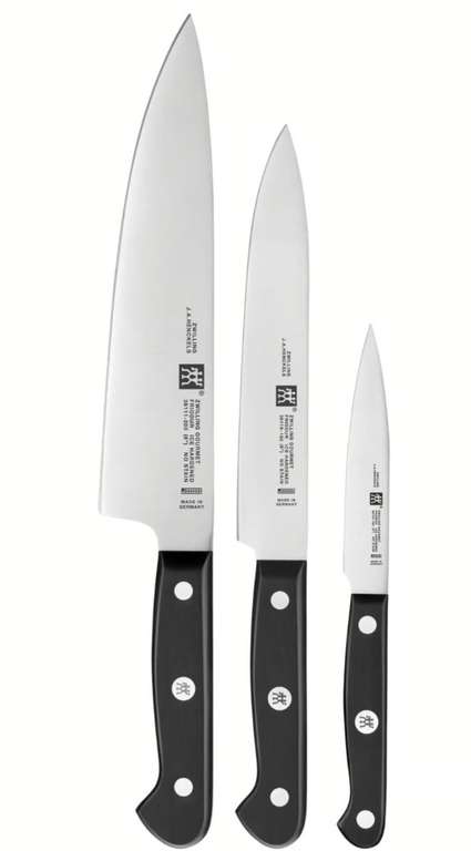 ZWILLING Gourmet Messerset 3-teilig mit 10-16 und 20 cm