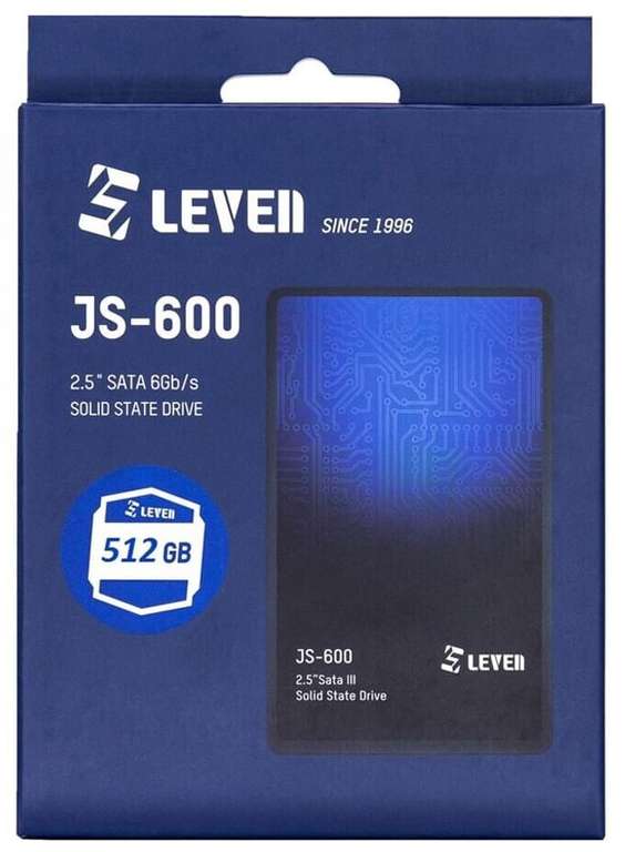 512GB Leven JS600 SATA SSD (2,5 Zoll, R560/W460, 3D-NAND TLC)