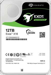 12TB Seagate Exos X X16 ST12000NM001G 256MB 3.5" SATA 6Gb/s HDD [15,75 €/TB]