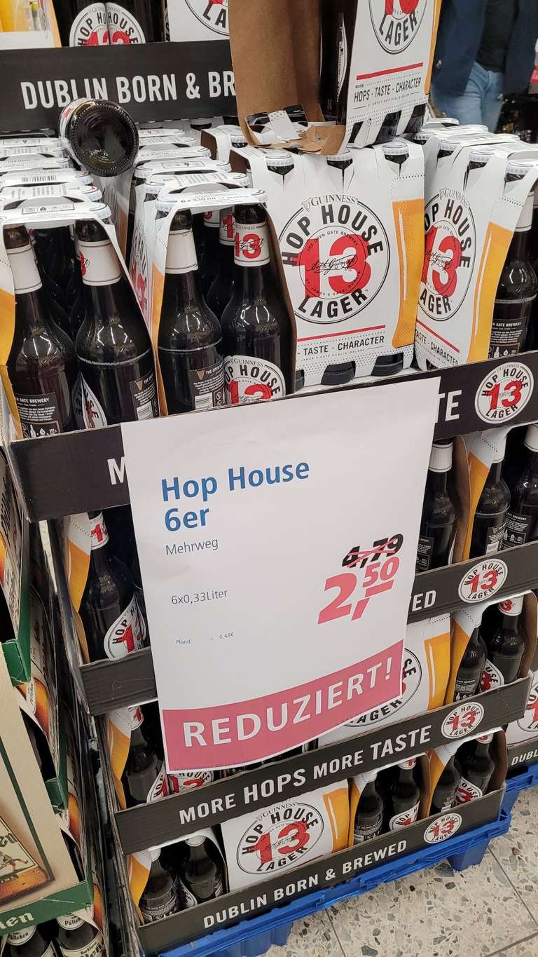 [Lokal] Guinness Hop House 13 6er Pack bei real Bielefeld im Abverkauf