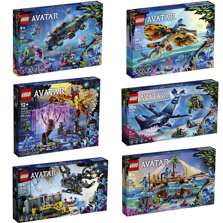 LEGO Avatar TagesDeals: z.B. Mako U-Boot (75577) für 39,99€ / Außerdem: 75576, 75574, 75579, 75573, 75578