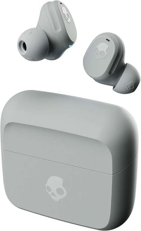 Skullcandy Mod In-Ear Kopfhörer | BT 5.2 | Multipoint | ca. 7h Akku / + 27h im Case | Schnellladen | USB-C | IP55 | grau oder schwarz