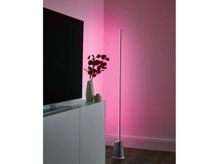Livarno Home LED-Stehleuchte (ZigBee, 24W, 2700-6500K, 149cm RGB, mydealz 13.5kg) hoch, | RA80, IP20, 2400lm