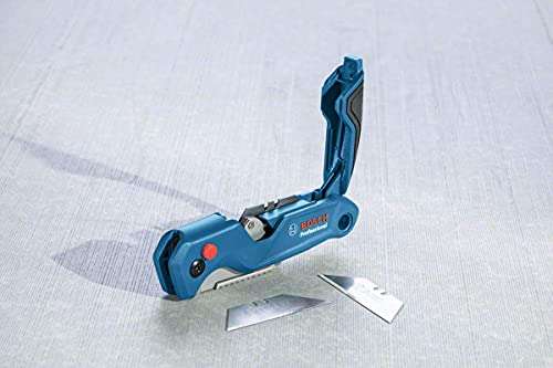 [Prime] Bosch Professional 2 tlg. Messer Set (mit Universal Klappmesser und Profi Cuttermesser, inkl. Ersatzklingen, in Blister)