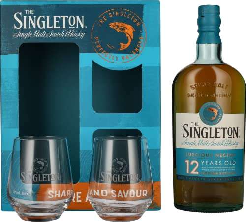 [Amazon] Whisky The Singleton Dufftown 12 Years Old 0,7l in Geschenkbox mit 2 Gläsern
