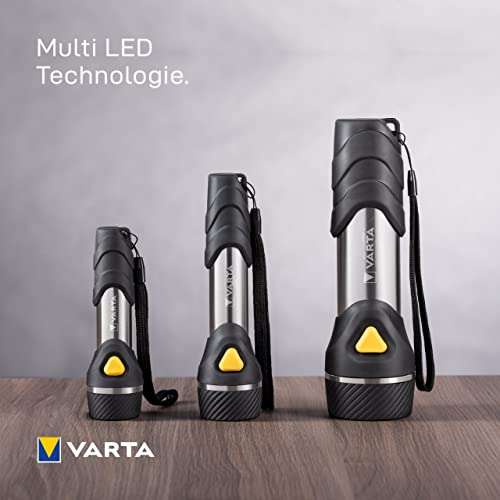 2x VARTA Taschenlampe mit 5 LEDs inkl. 1x AA Batterien [Amazon Prime]