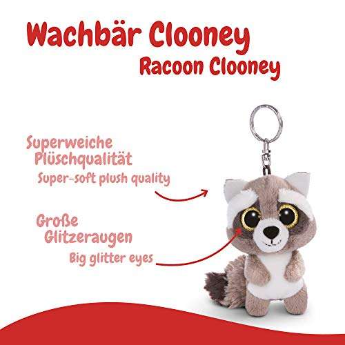 NICI – Glubschis Schlüsselanhänger Waschbär Clooney 9 cm (Prime)