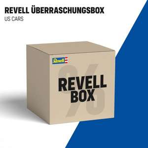 Revell Überraschungsboxen bis zu 44% reduziert | mit 35% Corporate Benefits kombinierbar | z.B. Revell Box US Cars UVP 164,95 für eff. 64,35