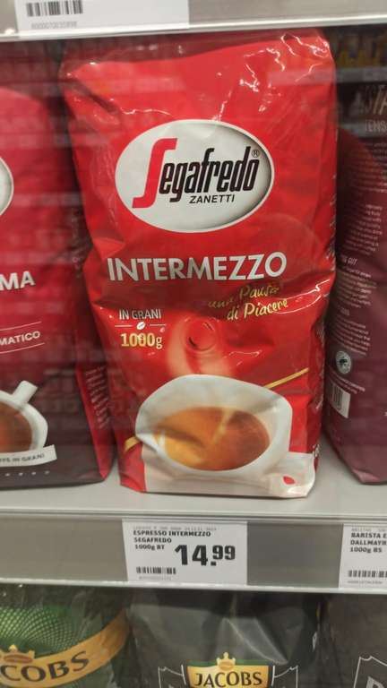 Kaffee [Lokal Luxemburg] Segafredo Intermezzo 1kg Bohnen