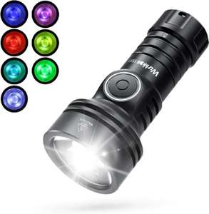 Wurkkos TS11 EDC Taschenlampe (SFT40 LED, mit RGB Auxiliary LEDs und Schalter, Anduril 2.0 UI, mit oder ohne Akku)